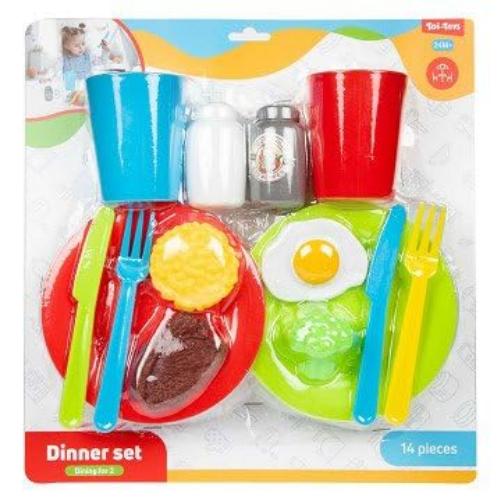 Toi-Toys - Home Food Diner Set 14dlg.