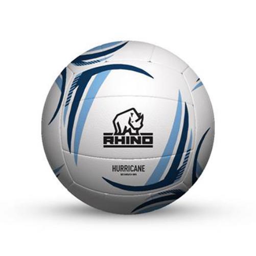 Rhino Hurricane Netball 5 White/Sky/Grey 5 White/Sky/Grey