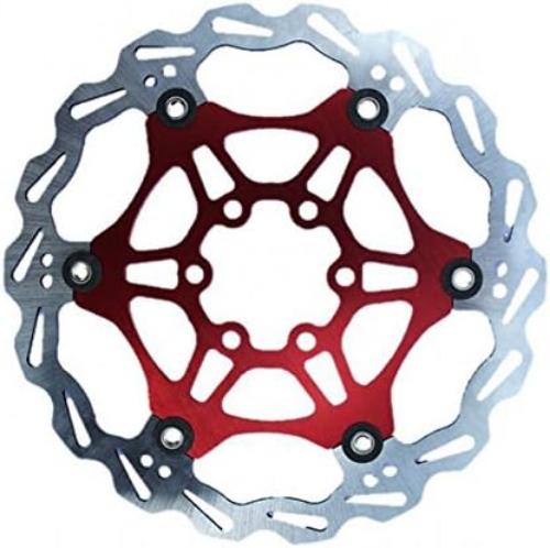 Clarks Floating Disc Brake Rotor - Red, 18 cm