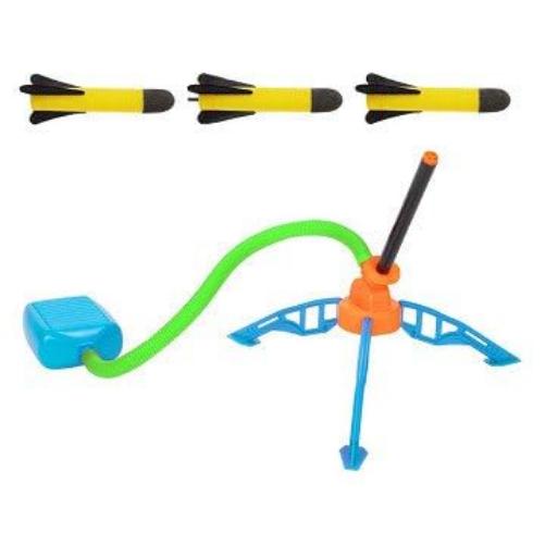 Toi-Toys - Play Out Luchtdruk Raket Lanceerbasis met 3 Raketten