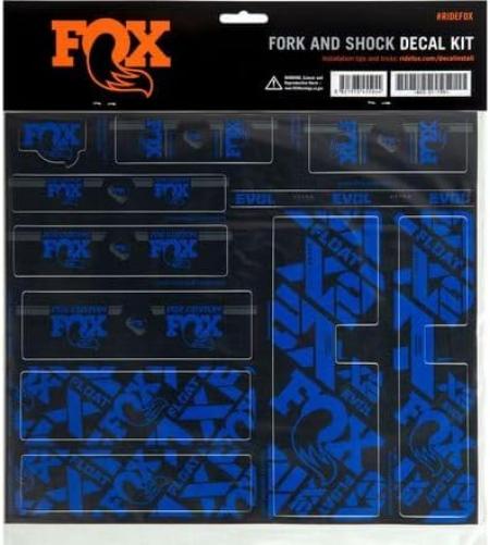 FOX Fork & Shock AM Custom Decal Kit 2021 Blue