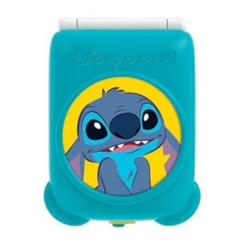 Clementoni Disney Baby - Stitch FlipPhone, kindertelefoon 9-36 maanden, activiteitencentrum met 4 toetsen voor het stimuleren van het imitatieve spel met licht en geluiden, 17519