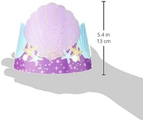 Mermaid Wishes Tiaras (8 pk)