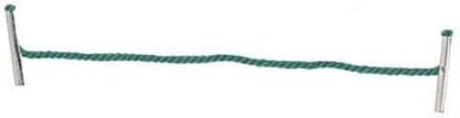 Whitecroft Essentials 27201/10 127 mm Metal Ended Treasury Tags - Green (Pack of 100