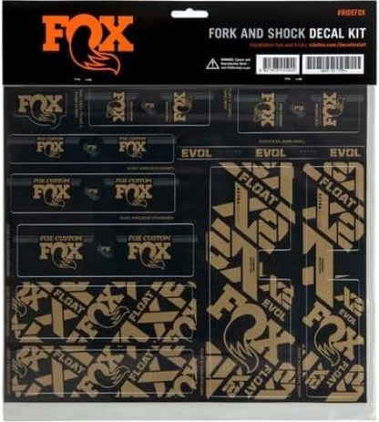 Fox Custom Fork/rear Shock 2021 Stickers Kit One Size