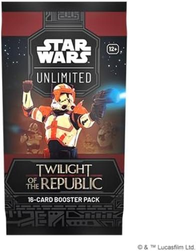 Fantasy Flight Games - Star Wars: Unlimited TCG Twilight of the Republic BOOSTER DISPLAY (Set of 24 Booster Packs) - Trading Card Game for Kids und Adults, Ages 12+, 2+ Players, 20 Min Playtime