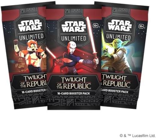 Fantasy Flight Games - Star Wars: Unlimited TCG Twilight of the Republic BOOSTER DISPLAY (Set of 24 Booster Packs) - Trading Card Game for Kids und Adults, Ages 12+, 2+ Players, 20 Min Playtime