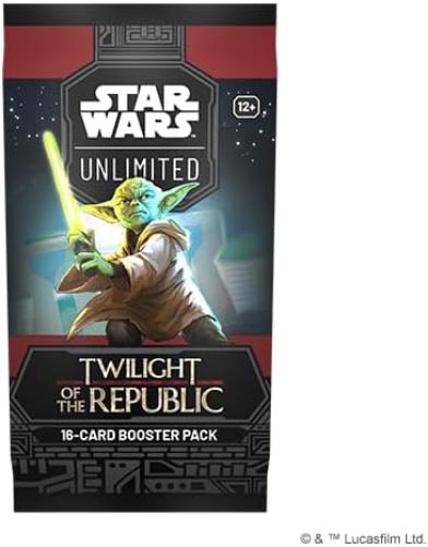Fantasy Flight Games - Star Wars: Unlimited TCG Twilight of the Republic BOOSTER DISPLAY (Set of 24 Booster Packs) - Trading Card Game for Kids und Adults, Ages 12+, 2+ Players, 20 Min Playtime