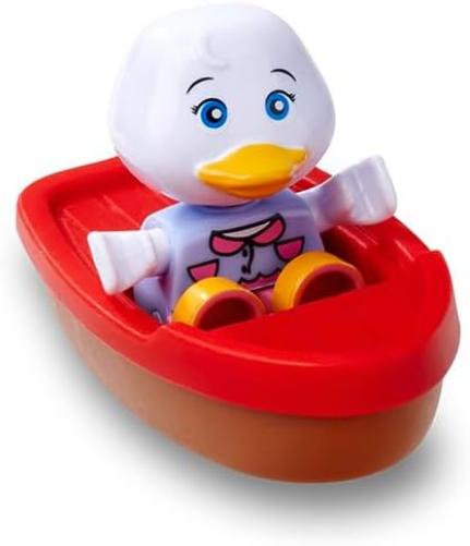 AquaPlay Sploshy Cascade badspeelgoed, waterspeelgoed voor kinderen vanaf 1,5 jaar, speelgoedwaterbaan met glijbaan en boot, inclusief zuignappen voor badkuip enz.