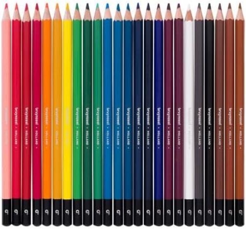 Bruynzeel Kleurpotloden Set van 24 Kleuren in Blik | Potloden voor Tekenen, Kleuren & Schetsen
