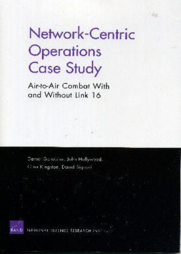 Network-centric Operations Case Study
