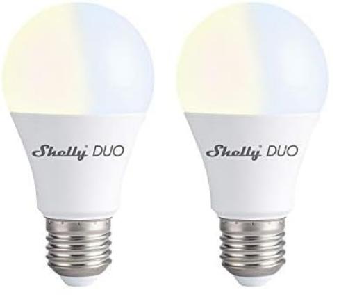 Shelly Plug & Play Beleuchtung Duo E27 WLAN LED