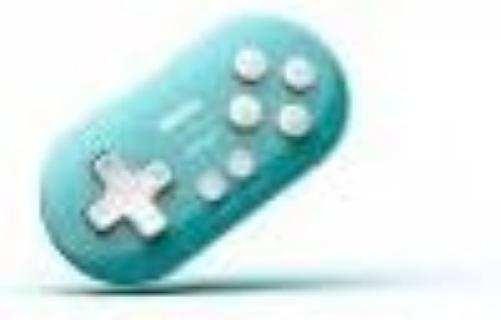 8Bitdo Zero 2 Bluetooth Gamepad Keychain Sized Mini Controller for Switch, Windows, Android, macOS & Raspberry Pi(Turquoise Edition