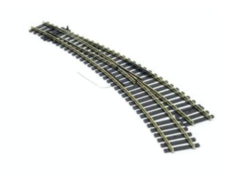 Peco - 1/76 Turnout Curved Small Radius R/h 168mm