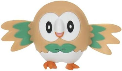 Pokémon Pokemon 5 and 8 cm Battle Figure 2-Pack Tatsugiri & Rowlet - Toy Figure for Kids 4+ - Official Product for Children