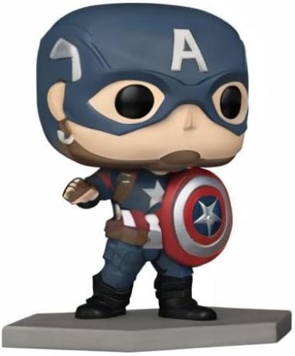 Funko Pop! Marvel: Civil War Build A Scene - Captain America - Amazon Exclusive - Collectable Vinyl Figure - Gift Idea - Official Merchandise - Toys for Kids & Adults - Movies Fans