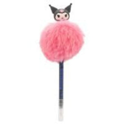 Blue Sky Studios HK Kuromi - Bolígrafo con pompón esponjoso