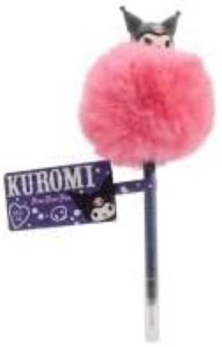 Blue Sky Studios HK Kuromi - Bolígrafo con pompón esponjoso