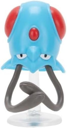 Pokémon PKW4152 - Clip and Go Pokéball - Tentacha und Tauchball, offizieller Pokéball mit beweglicher 5 cm Figur