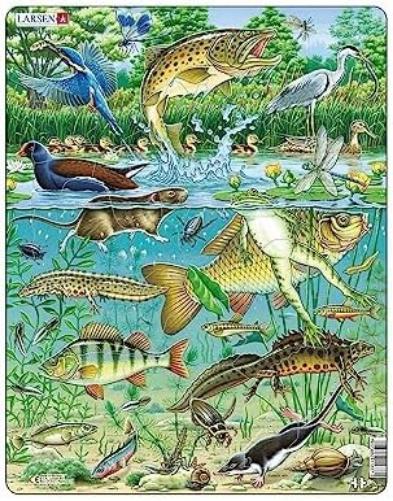 Selecta - Larsen Legpuzzel Dieren - Vijver 50st.