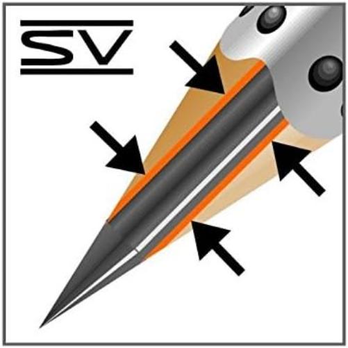 Faber-Castell Grip 2001 Pencils HB, barrel colour: selectable. Silver