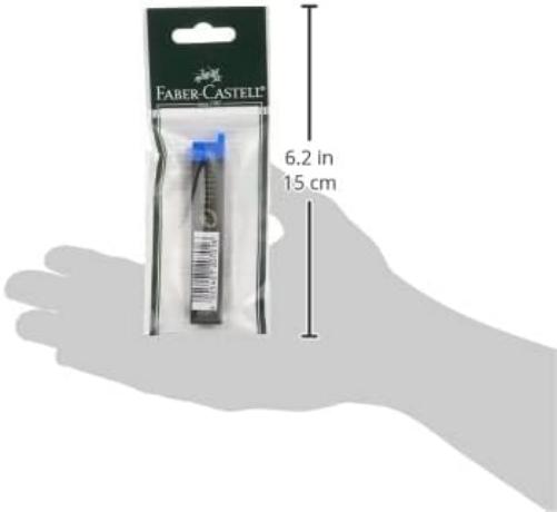 Faber-Castell Miscellaneous Super-Polymer Fineline Lead, 0.7mmBlack, B, For Art, Craft, Drawing, Sketching, Home, School, University, Colouring