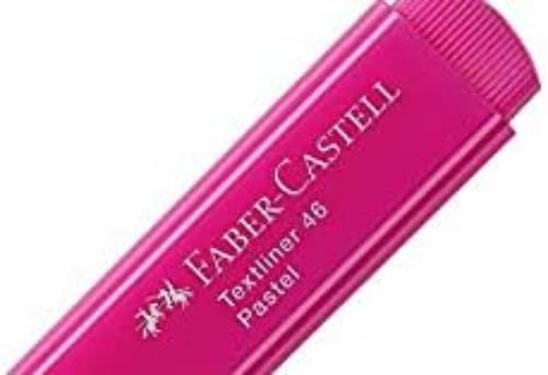 Faber-Castell Textliner TL 46 Pastel Ink Barrel with Clip Purple Pink