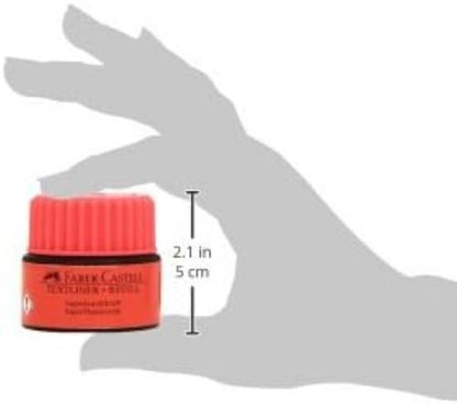 Faber-Castell 154921 - Refill evidenziatore, rosso, per Textliner 1543, 1546 e 1548