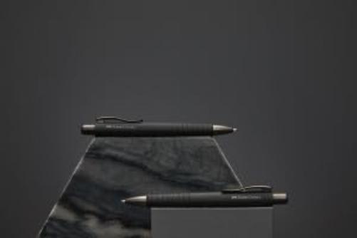 Faber-Castell POLY BALL Urban XB 241190 Ballpoint Pen Black with 2 Refills XB Blue (All Black + 2 Refills