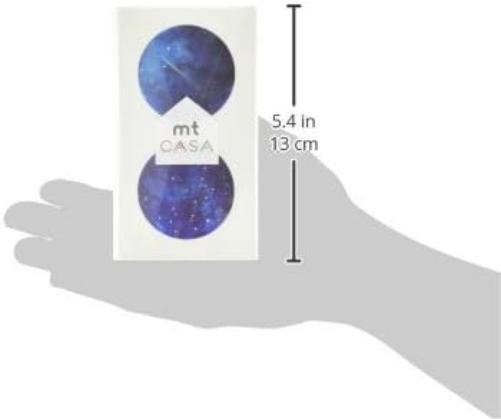 MT CASA 50 mm Seal Circle Sticker - Starry Sky (Pack of 10