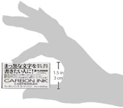 PLATINUM Cartuchos de tinta Carbon - Negro