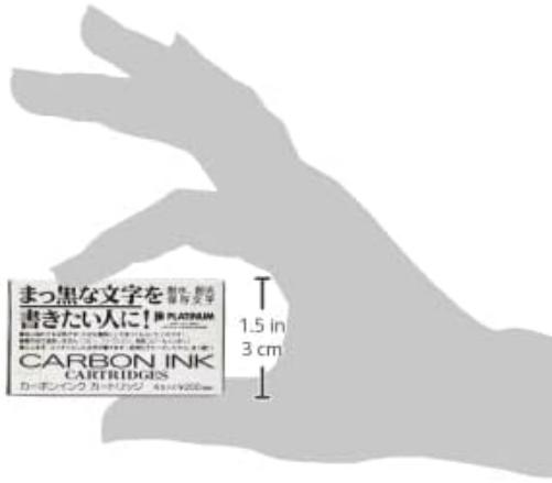 PLATINUM Cartuchos de tinta Carbon - Negro