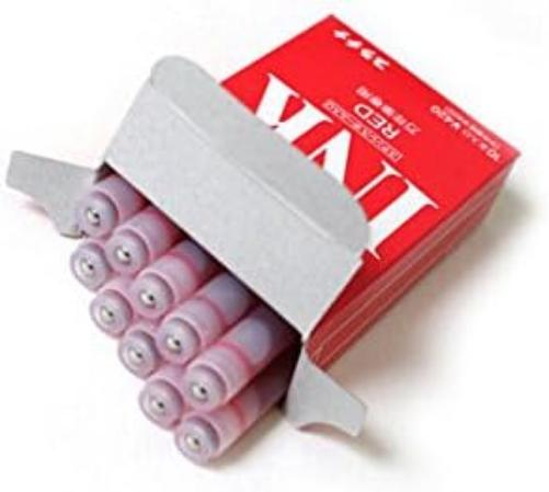 Purachinaman'nenhitsu Platinum Ink Cartridges (Red) Red