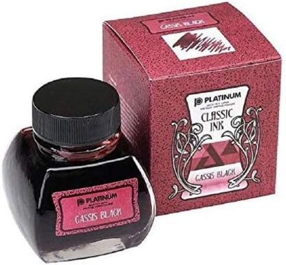 Platinum Classic Ink 60ml Cassis Black, INKK-2000 15