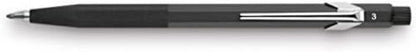 Caran Dache 5” Fixpencil (3mm) with Sharpener and Textured Finger Grip, Assorted Colour Push Buttons