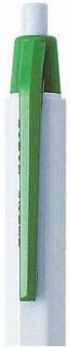Caran d'Ache D'ache 825 ECO Resin and Stainless Steel Ballpoint Pen, Green/White, Green Ink, 12 cm