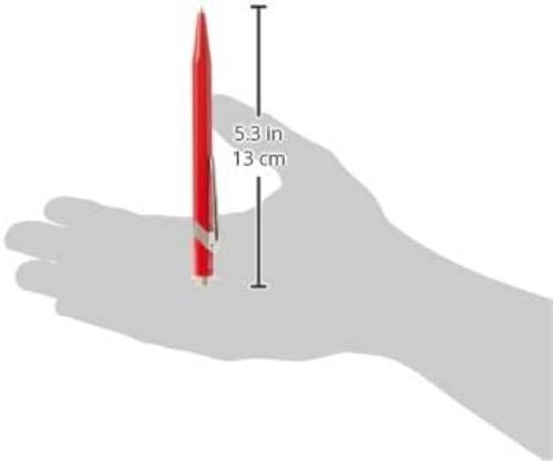 Caran d'Ache 849 Metal Range Ball Pen - Metal Red