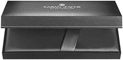 Caran D' Ache Chevron Ecridor Rhodium Ballpoint Pen Chevron Silver, Large Engraving Space (0890.296) by Caran d'Ache