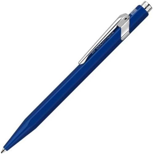 Caran d'Ache 849 Metal Range Ball Pen - Metal Sapphire Blue, inchiostro blu
