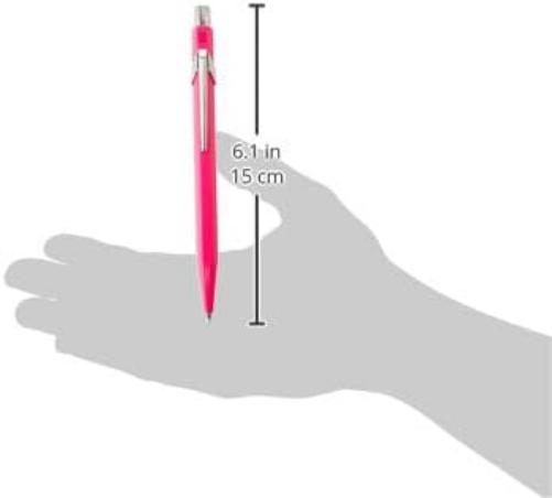Caran Dache Mechanical Pencil, Fluo Line, Pink with 0.7mm Lead New