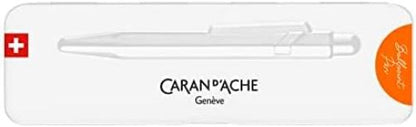 Caran d'Ache Bolígrafo 849 Colormat-x en color naranja con estuche, 0849.776, 1 unidad (1 unidad