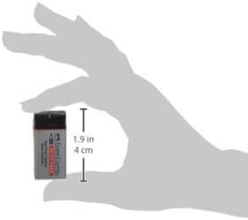 Faber Castell Pencil Eraser, DUST Free (Excellent Clean Erasing