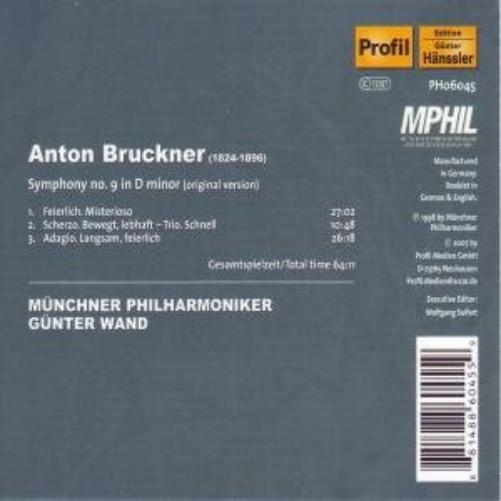 BRUCKNER: Symphony No. 9