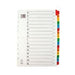 A4 Mylar Index A-Z Multi-Colour