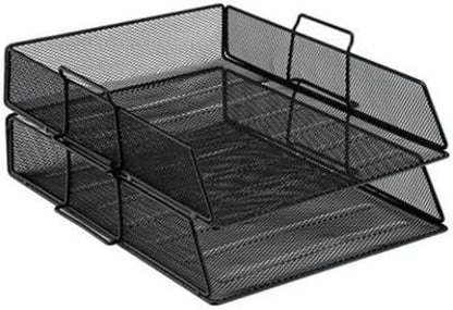 Q-Connect Stackable Letter Tray Black