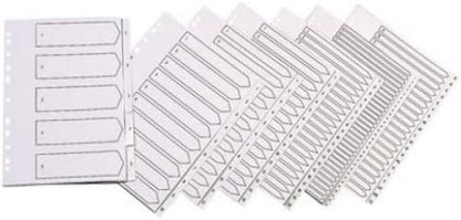 Q-Connect 1-10 Index Multi-punched Polypropylene White A4