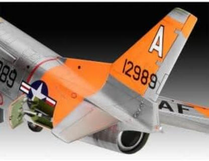 Revell 63832 1:48-Model Set F-86D Dog Sabre Hund originalgetreuer Modellbausatz für Fortgeschrittene, unlackiert