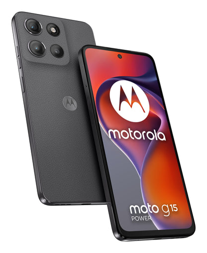 Motorola moto g15 power 17.1 cm (6.72") Dual SIM Android 15 4G USB Type-C 8 GB 512 GB 6000 mAh Grey