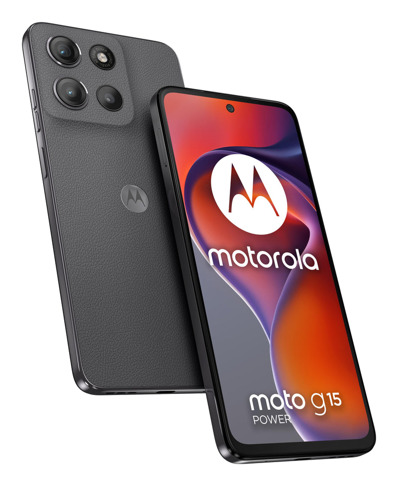 Motorola moto g15 power 17.1 cm (6.72") Dual SIM Android 15 4G USB Type-C 8 GB 512 GB 6000 mAh Grey