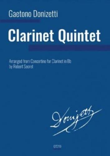 Clarinet Quintet arranged from Concertino for Clarinet in Bb by Robert Secret